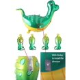 thumbnail image 2 of Globos de dinosaurio 3D papel de aluminio de pie verde dinosaurio dragón boda Baby Shower fiesta de cumpleaños decoración suministros niño niños juguetes regalo (verde) Sincero  Hogar, 2 of 6