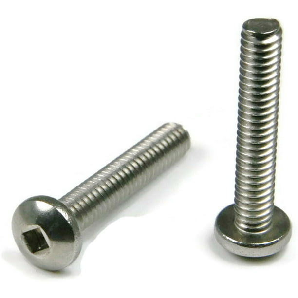 Stainless Steel Square Drive Pan Head Machine Screw 1024 x 11/4