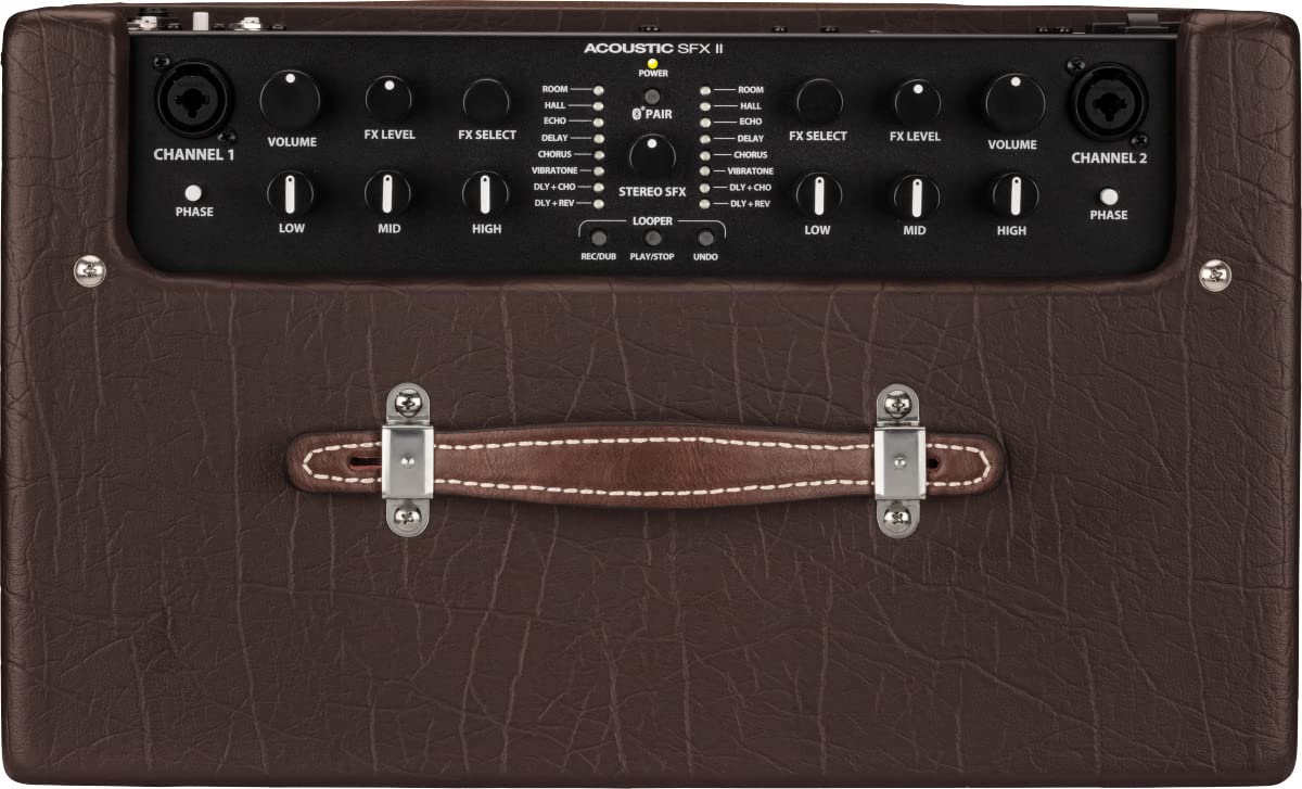 Fender Acoustic SFX II Acoustic Guitar Combo Amplifier w/ Fender Amperstand Guitar Cradle