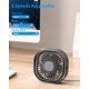 thumbnail image 2 of Table Fan USB Small Fan Cooling Desktop Desk Fan, Mini Silent Fan for Bedside Bedroom Office Car Home Accessories, 3 Speeds Strong Airflow Plug-in Fan, 2 of 5