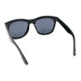 thumbnail image 4 of Mens Classic Iconic Hipster Retro Oversized Horn Rim Sunglasses Shiny Black, 4 of 4