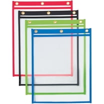 Partners Brand Heavy Weight Job Ticket Holders 9" x 12" Assorted Colors 20/Case (JTH151)