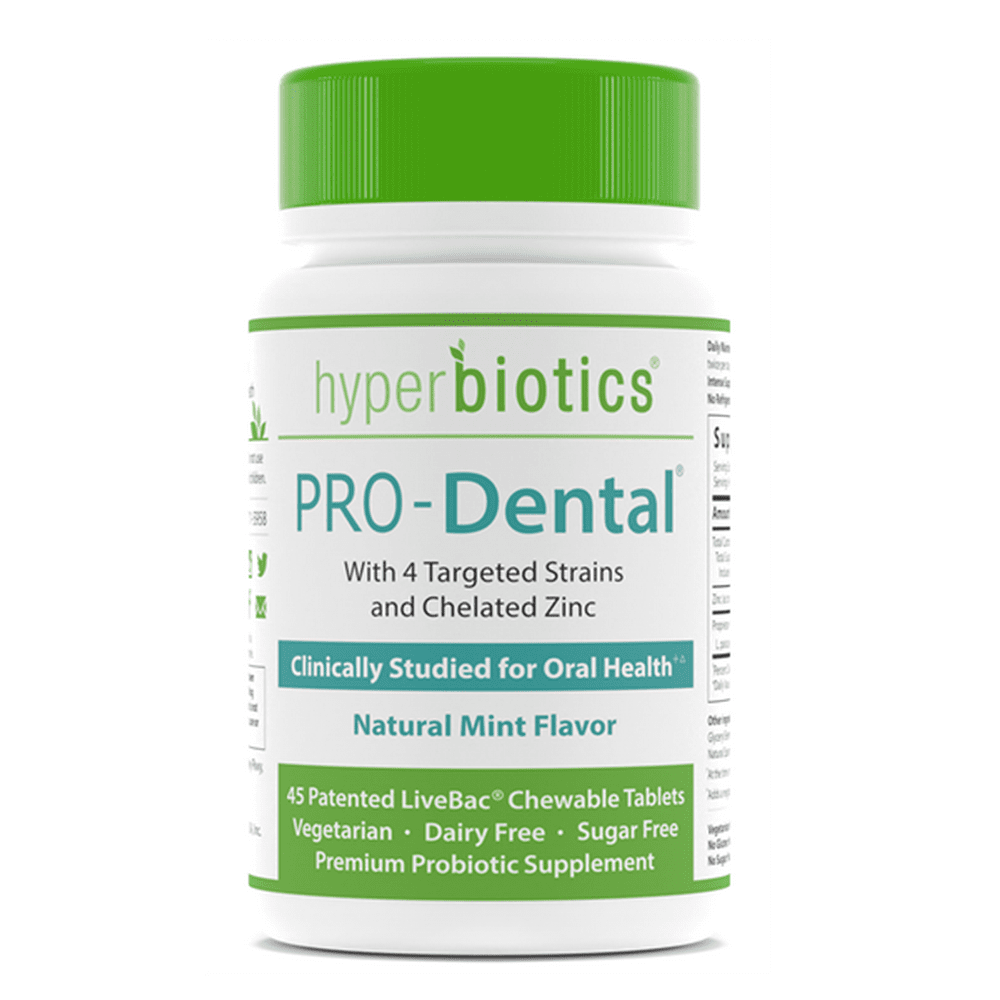 Hyperbiotics PRODental w/ 4 Targeted Strains & Chelated Zinc