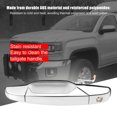 thumbnail image 5 of Car Exterior Door Handle Left Front 25960525 Silver Tone for Chevrolet Avalanche 2007-2013, 5 of 6