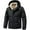 #421-Black, variant on Donemore Men's Thickened Warm Winter Jacket Hooded Long Sleeve Parka Coat with Zip Pockets for Outdoor Casual Wear