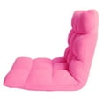 thumbnail image 7 of Loungie Microplush Recliner Chair Folding Floor Mat Adjustable Gaming Portable, Pink, 7 of 7