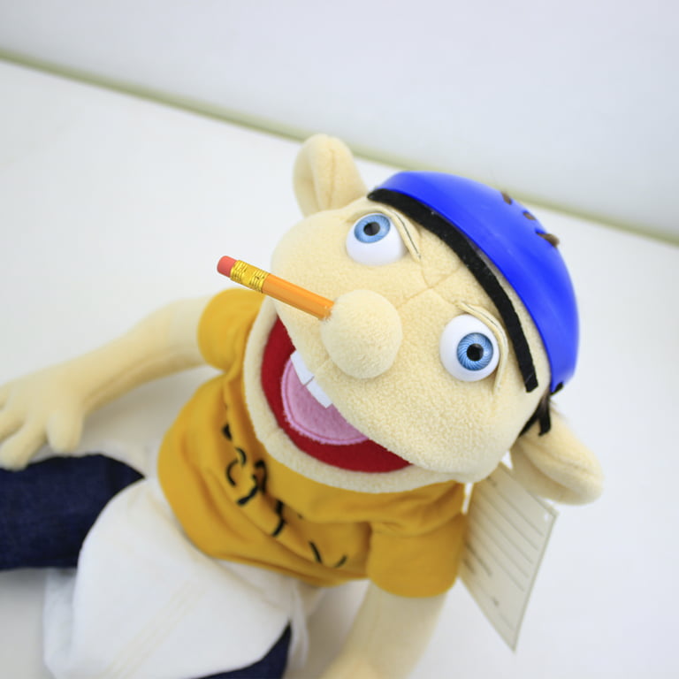 Jeffy Boy Plush Hand Puppet Kids Doll Action Figure Funny Party Toys  Gift-60CM