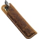 thumbnail image 1 of Estuche para bolígrafo doble de cuero hecho a mano vintage Estuche para pluma estilográfica de piel de vaca con flor tallada (Marrón)-Marrón Adepaton CZBG-XM172-1, 1 of 4