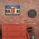 thumbnail image 5 of Vintage Placa Metal Estaño Pintura Signos Platos Vino Rectangular Pared Arte Cartel Likrtyny Arte Deco, 5 of 9