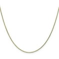 thumbnail image 2 of Solid 14K Yellow Gold 1.2mm Diamond-cut Cable with Lobster Lock Chain - 20", 2 of 8