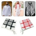 thumbnail image 2 of SIEYIO Trendy Prayer Scarf Shawl for Men Women, Tassels Head Scarf Unisex Shemagh, 2 of 11