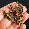 thumbnail image 6 of GKNET Retro Wing Metal Pin Vintage Eagle Badge Brooch Crown Lapel Pin Men Acc-Gold, 6 of 9