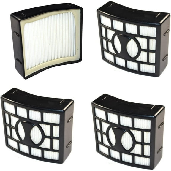 HQRP 4-pack Filter for Shark Rotator NV680 NV681 NV682 NV683 Powered Lift-Away Speed Vacuum Cleaners, XHF680