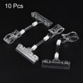thumbnail image 3 of Unique Bargains Plastic Merchandise Sign Clip, Rotatable Clip-on Holder, Price Tags 8x16cm 10 packs, 3 of 5