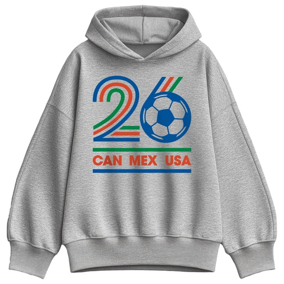 Instant Message - Soccer 26 - Women's Oversized Fleece Hoodie Sweatshirt
