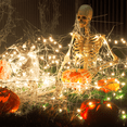 thumbnail image 3 of MoNiBloom 3 Pieces 43Ft Halloween Tree Lights, Reusable 8 Modes Led Christmas Lights Indoor Outdoor Waterproof with Charge Power, Time Setting Function and 100 Bulbs, Warm Color, 3 of 10