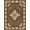 Champagne Tan Brown, Pattern 15, variant on ODIKA 8'x10' Washable Area Rug Bold Patchwork Block Motif Border Abstract Inspired Cow Spotted Refined for Living Room, Under Sectional, Family , Durable, Non-Slip