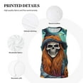 thumbnail image 3 of Sikiie Cartoon Pumpkin Skull Basketball Jersey Reversible Men's Mesh Athletic Sports Shirts Training Practice S-4XL3X-Large, 3 of 6