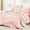 Blush Pink, variant on 7-Piece Queen Navy Blue All Season Bedding Set, Luxury Soft Complete Bed In Bag With Comforter, Flat Sheet, Fitted Sheet and Matching Pillow Covers