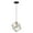 Black and Gold, variant on Artika Imperium Mid Century Modern Mini Pendant Light Fixture, Black and Brushed Nickel