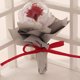 thumbnail image 5 of Torkade blommor simulerade portabla plast mini torkade blommor bukett bollar DIY leksaker Red, 5 of 5