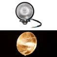 thumbnail image 3 of Faro De Motocicleta Universal Retro ANGGREK Carcasa Negra Lente Blanca Bombilla 35W 12V, 3 of 8