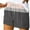 Gray, variant on Shorts for Women Clearance, Xunlbb Women Summer Printed Lace Up Elastic Pocket Casual Shorts