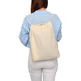 thumbnail image 4 of 24 Pack Promotional Priced Cotton Drawstring Bags Backpacks Art Craft, 4 of 4