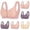 48# Pink, variant on Women's Candy Print Front Closure Bra Wireless Comfort Everyday Support Bra 2026 Wide Straps Underwear Beige 38