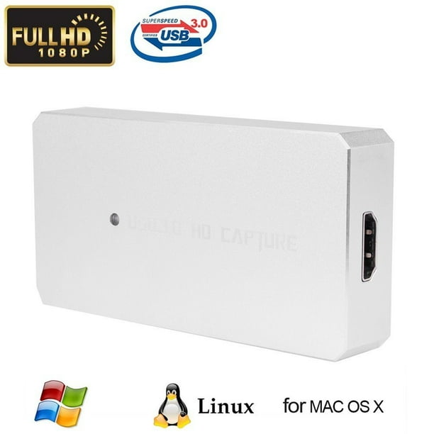 Hdmi Game Capture Cards Y H Hdmi To Usb3 0 Hd Video Capture Record 1080p Live Streaming For Ps3 Ps4 Xbox One 360 Wii U Can Obs Studio Share To Twitch Youtube Hitbox Ezcap287p Walmart Com
