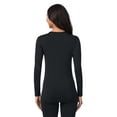 thumbnail image 3 of ClimateRight by Cuddl Duds Women's Stretch Microfiber Warm Long Underwear Top, Sizes up to 4X, 3 of 4