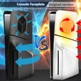 thumbnail image 6 of Console Plastic Cover for PS5 Slim, Scratch-Resistant, Detachable Dust-Resistant Side Panel/Skin/Case with Cooling Vents, Game Console Replacement Parts-Black, 6 of 8