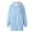 Light blue, variant on LYXSSBYX Women Long Sleeve Shacket Jacket Hot Sale Clearance Womens Solid Oversized Zip Down Hooded Coat Cardigans Outwear with Pocket