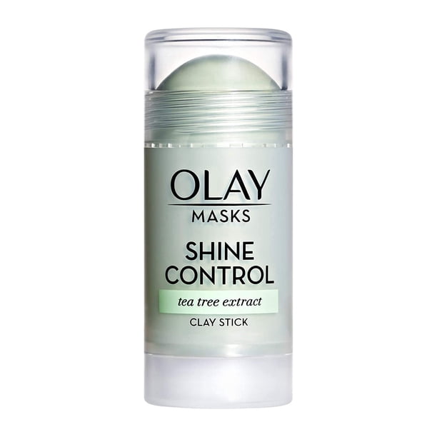 Mascarilla facial en barra Olay Shine Control con extracto de árbol de té