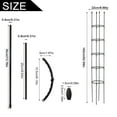 thumbnail image 4 of Vine Flower Support Frame Garden Trellis Cherry Tomatoes Vines Climbing Outdoor DIY Plastic Gardening Clematis Plants, 4 of 6