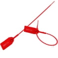 thumbnail image 3 of Leadseals(R) 1000 precintos de plástico para extintores, etiquetas de seguridad numeradas, desechables, con cierre automático, 250 mm de longitud (rojo), 3 of 5