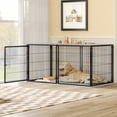thumbnail image 4 of Leumius 64" Dog Cage, Dog Kennel for Medium Dogs Puppy Dog Playpen with Top, Pet Cage for Indoor Black, 4 of 9