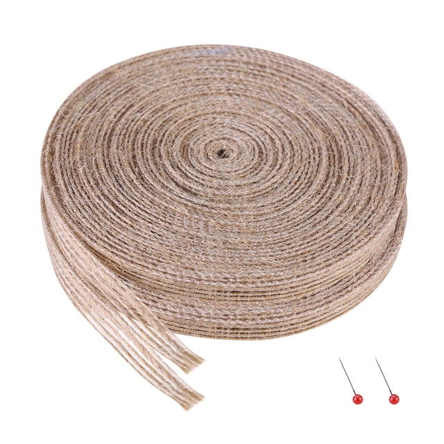 RUNROTOO Decorativa Rústica De Yute Para Bodas Y Proyectos Artesanales En Color Chocolate