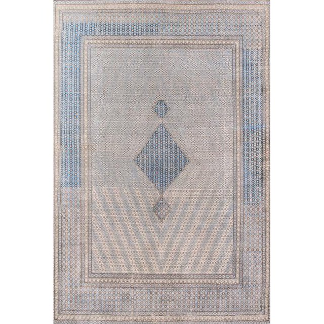 Momeni AFSHAAFS34BLU3050 3 x 5 ft. Afshar Machine Made Traditional Rectangle Area Rug, Blue