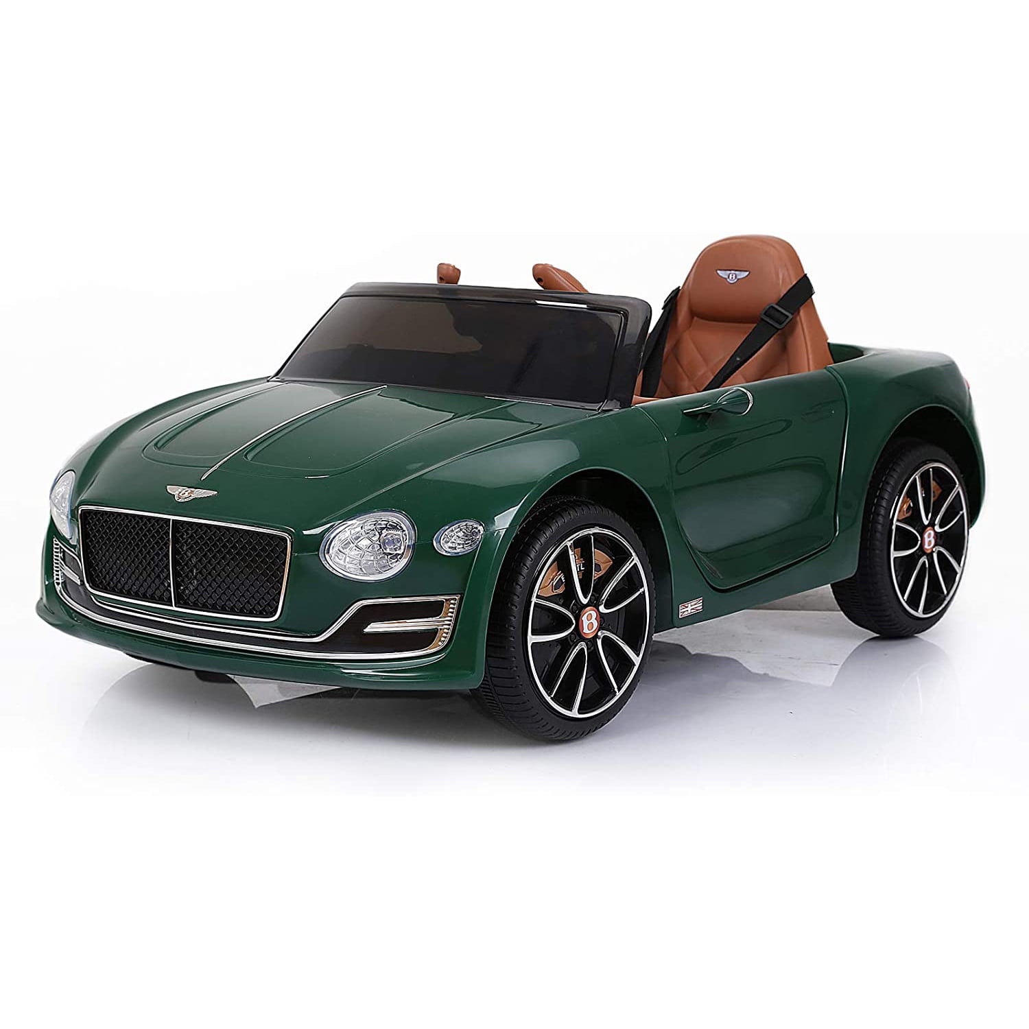 CIPACHO 12 V Electric Kid Ride On Car, Bentley Licensed Cars for Kids, Powered 4 Wheels Motorized Vehicles Children Toys, 2 Speeds, Green