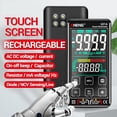 thumbnail image 4 of ANENG 621A Touch Screen Intelligent Digital Multimeter 9999 Counts Auto Range Rechargeable Portable NCV Universal Meter Voltmeter Ammeter, 4 of 8