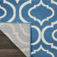 thumbnail image 5 of Nourison Jubilant Modern Moroccan Blue 2' x 4' Area Rug, (2' x 4'), 5 of 8
