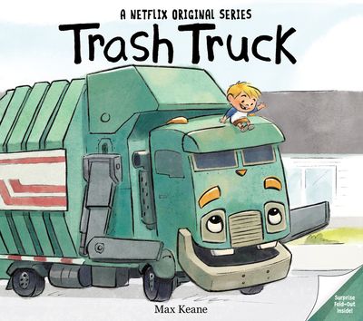 Trash Truck 11" Plush & Hank 9" Plush & Board Book Set