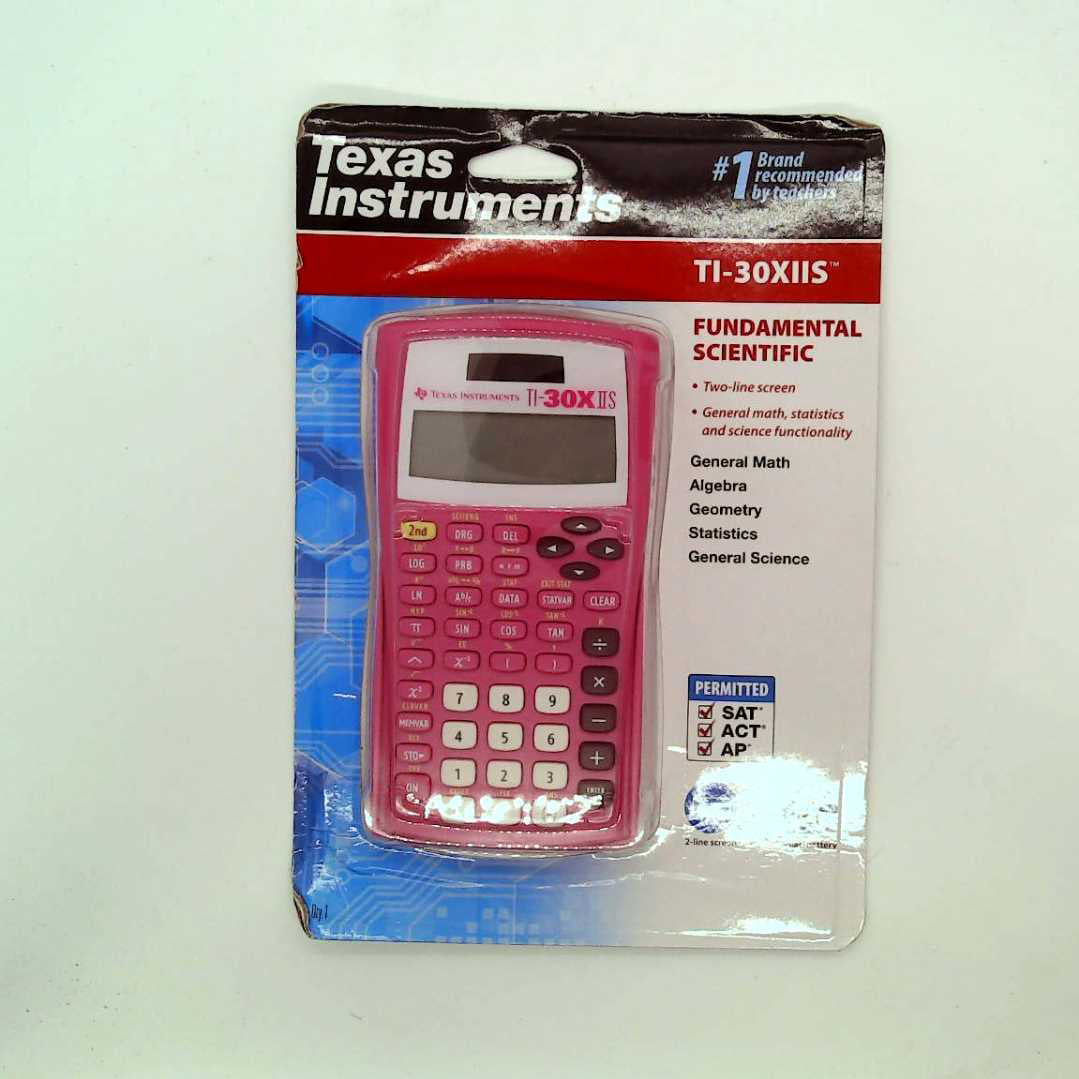 Texas Instruments TI-30X IIS 2-Line Scientific Calculator, Pink -  Walmart.com