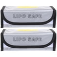 thumbnail image 1 of Shisuyan 2pcs Battery Protective Bags Portable Battery Storage Pouch Battery Safety Pouch, 1 of 8