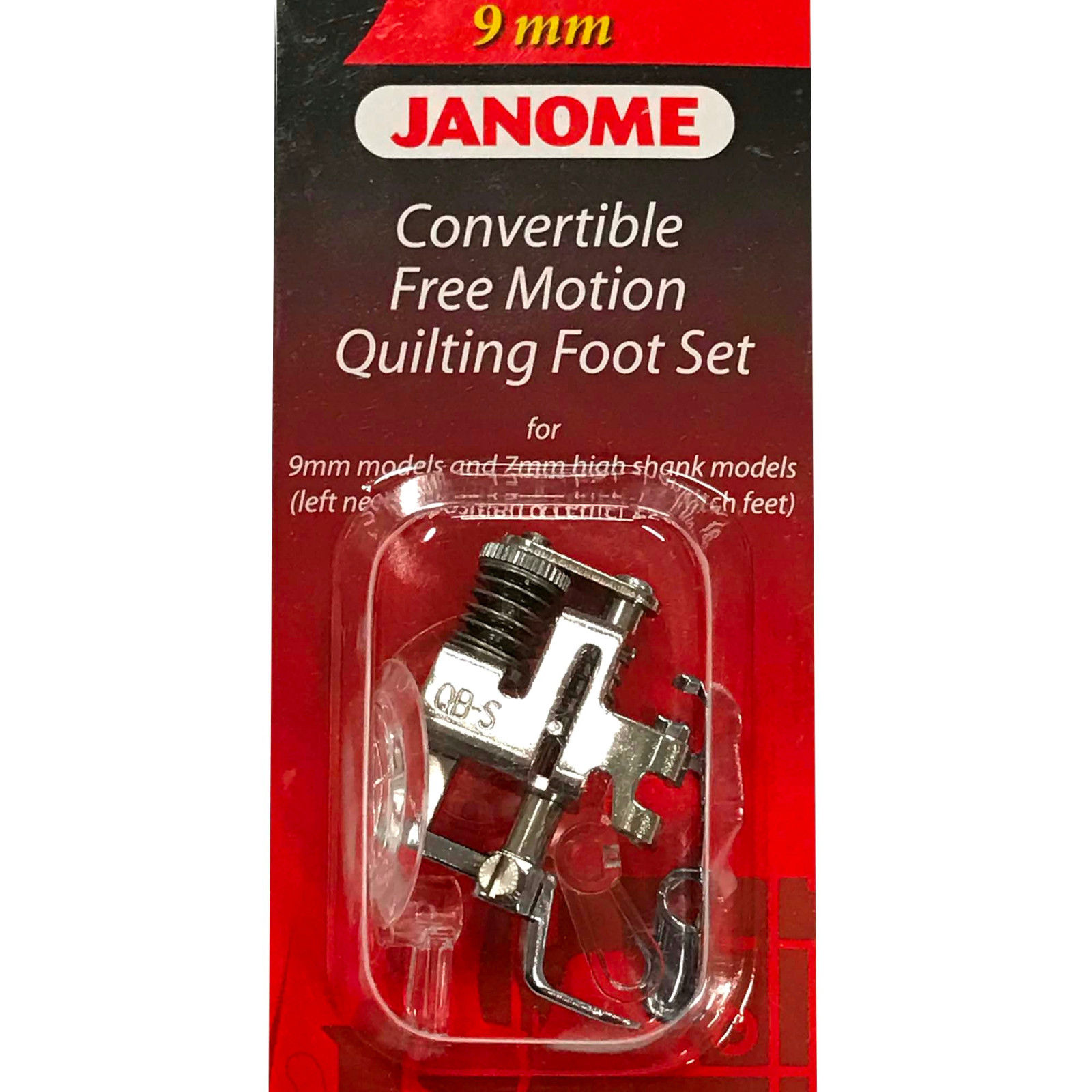 Janome Convertible Free Motion Quilting Foot Set 202146001 For High