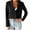 Black, variant on Fesfesfes Women Cardigan Women Business Attire Lapel Solid Color Slim Fit Short Long Sleeve Cardigan Coat Tops Sale Items