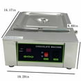 thumbnail image 2 of Commercial Chocolate Temperer Melter Chocolate Melting Machine Boiler Tempering Machine 10L 110V, 2 of 13