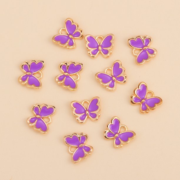 Venta al por mayor de exquisitos dijes de piedra natal de cristal de 9x7 mm para hacer collares, pulseras, pendientes, joyas, colgantes pequeños coloridos, 10 piezas