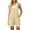 Khaki, variant on Womens Shorts Bib Overalls Fashion Button up Sleeveless Baggy Comfy Wide Leg Short Jumpsuits with Pockets Hot Pink Medium